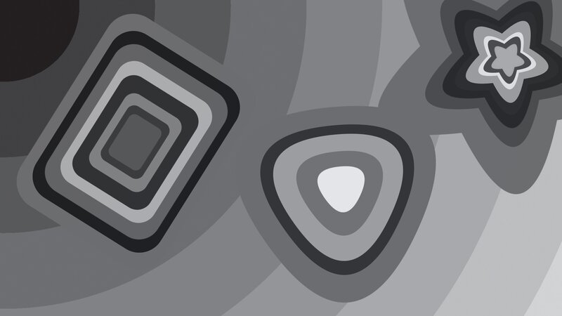 Geometric Shapes — Gray, Calm