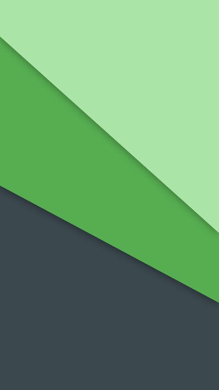 Geometric Shapes — Green, Calm, Abstract