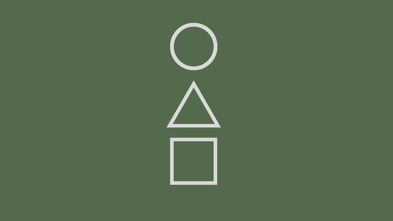 Geometric Shapes — Green, Neutral
