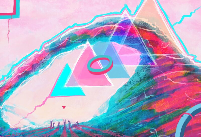 Geometric Shapes in Landscape