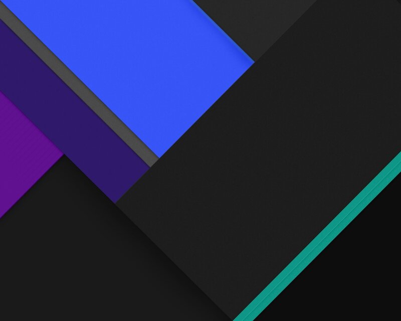 Geometric Shapes on Black — Calm