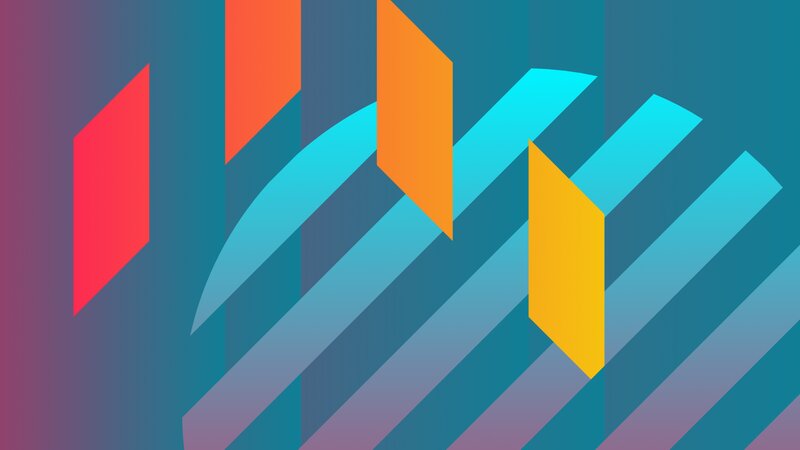 Geometric Shapes on Gradient