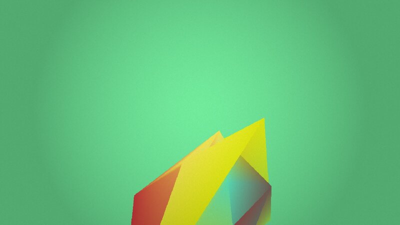 Geometric Shapes on Green