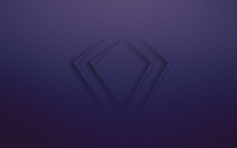Geometric Shapes on Purple