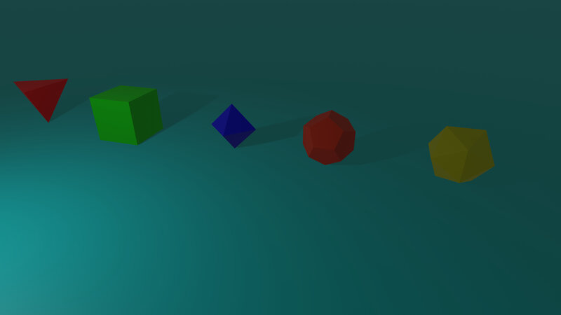 Geometric Shapes on Surface
