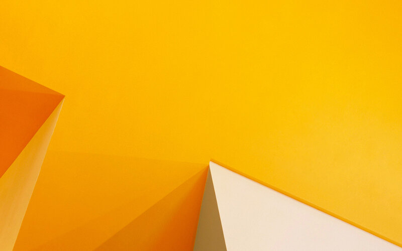 Geometric Shapes on Yellow