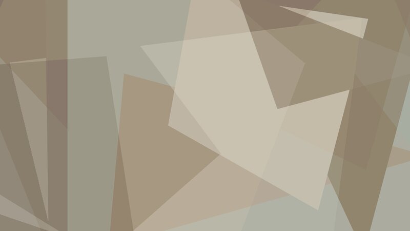 Geometric Shapes Overlapping — Beige