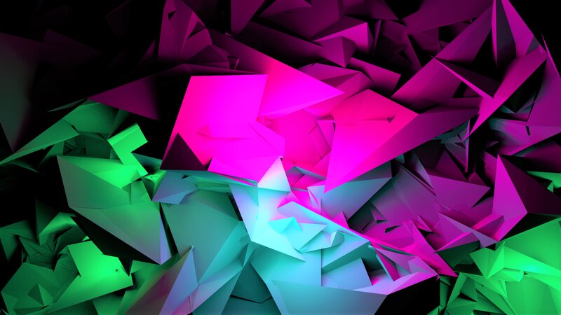 Geometric Shapes — Pink, Dynamic