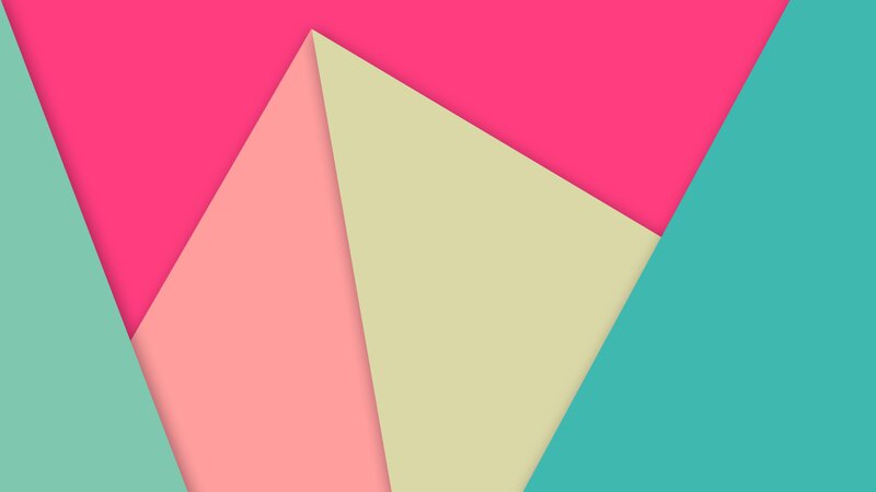 Geometric Shapes — Pink