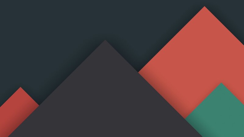Geometric Shapes — Red
