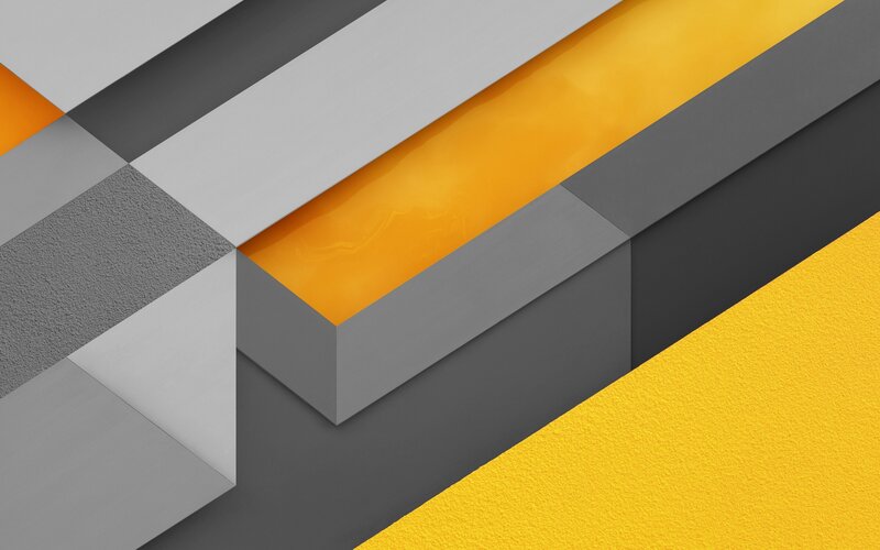 Geometric Shapes — Yellow