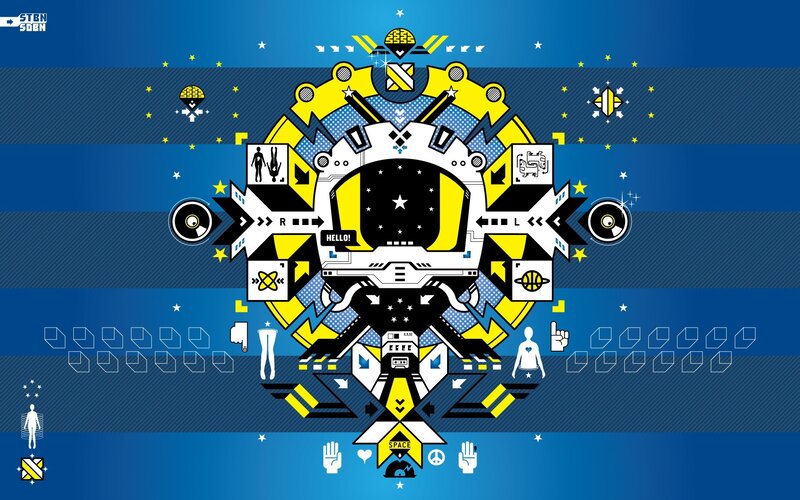 Geometric Space Helmet