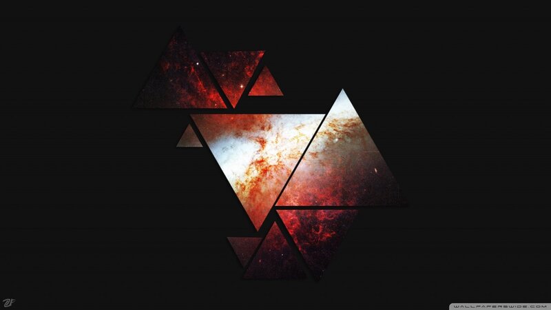 Geometric Space Nebula — Black