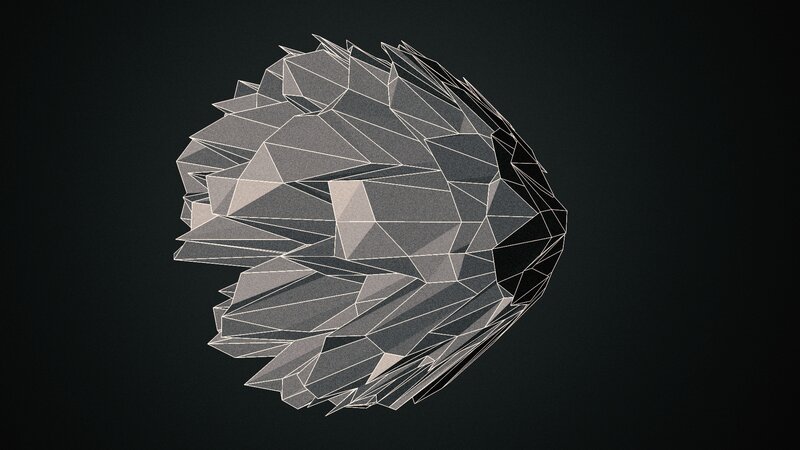 Geometric Sphere Model — Black