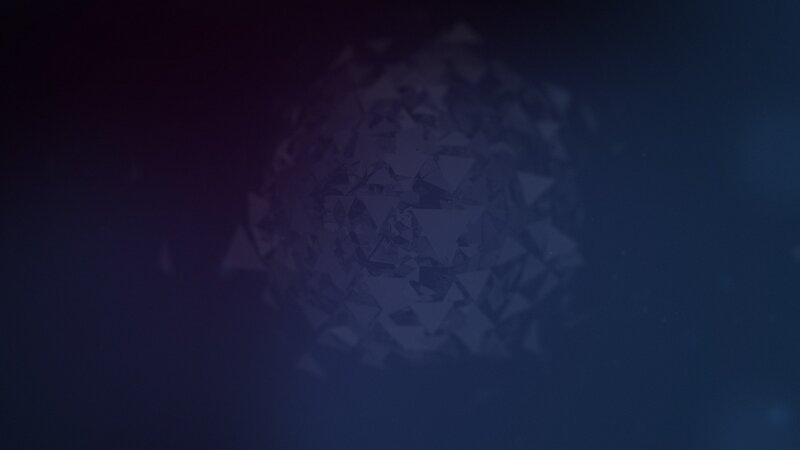 Geometric Sphere of Triangles — Blue