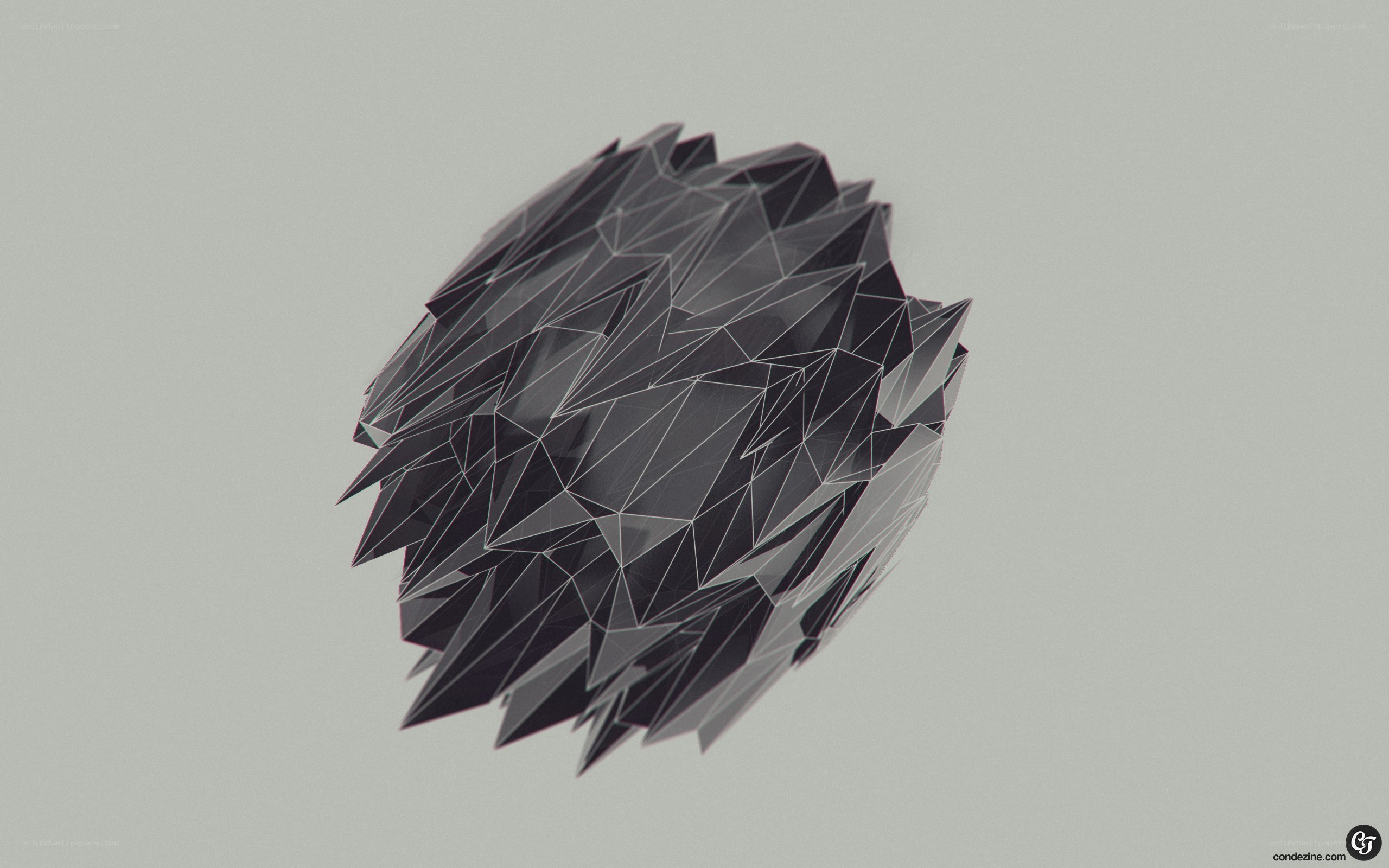 geometric sphere sculpture