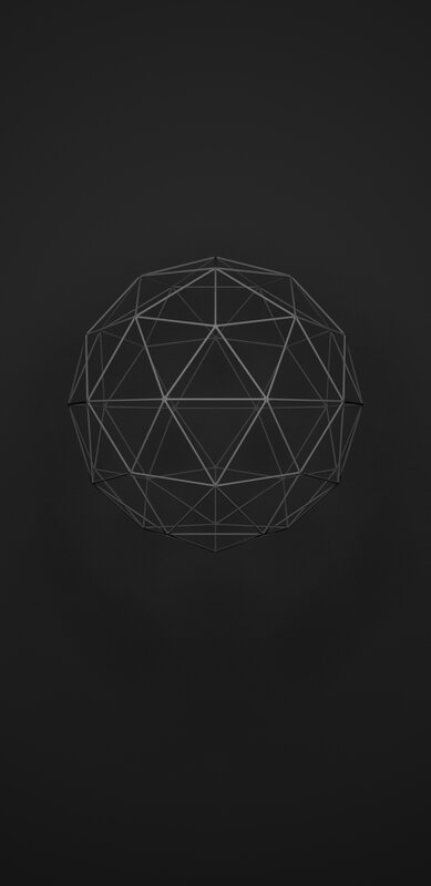 Geometric Sphere Wireframe