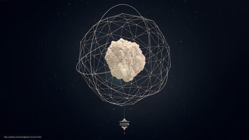 Geometric sphere with brain-like core