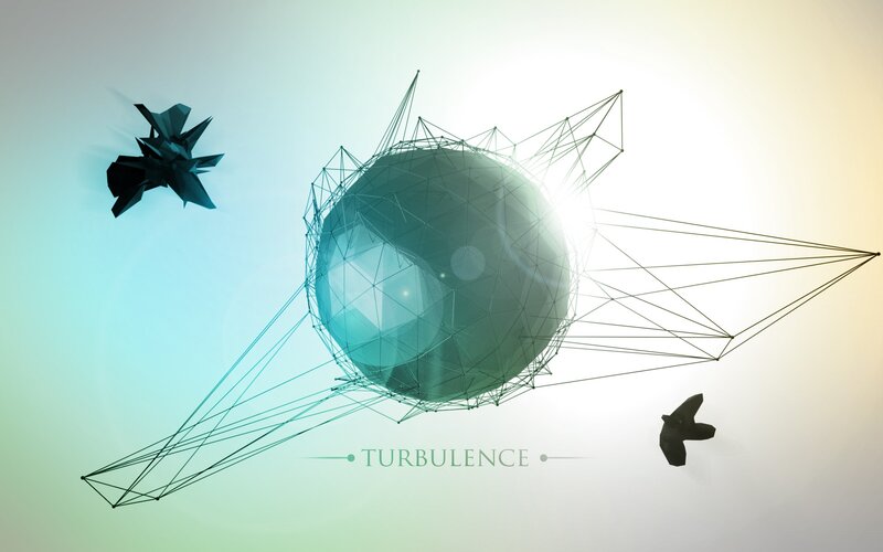 Geometric Sphere with Lines — Teal