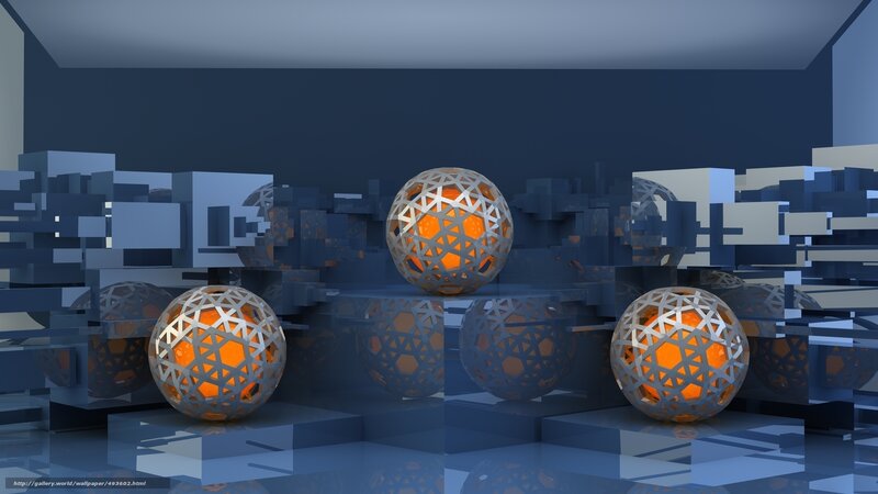 Geometric spheres in a digital space