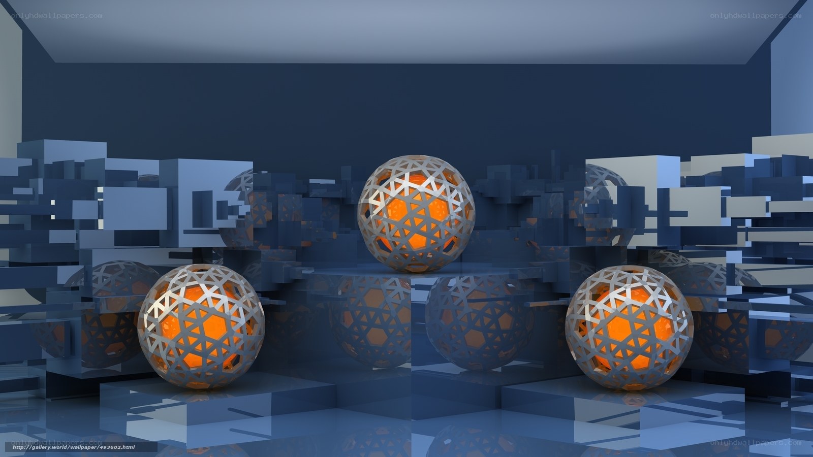 Geometric spheres in a digital space