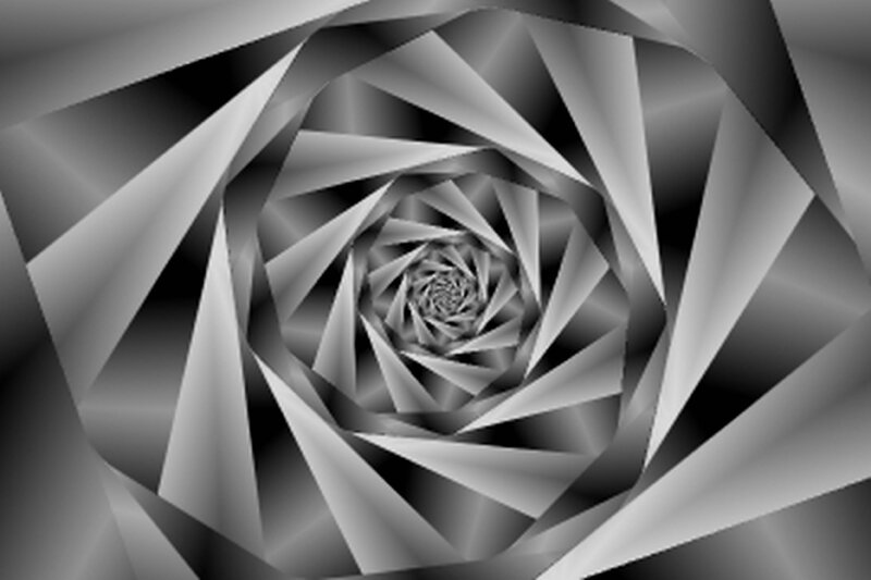 Geometric Spiral Pattern