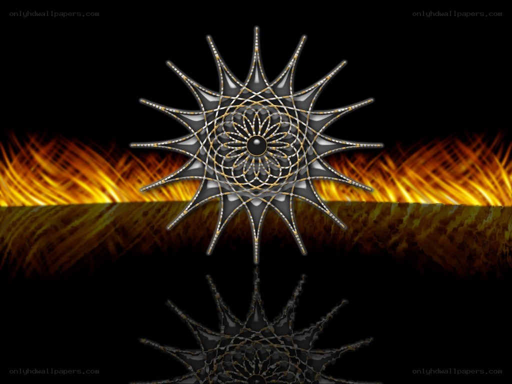 geometric star mandala