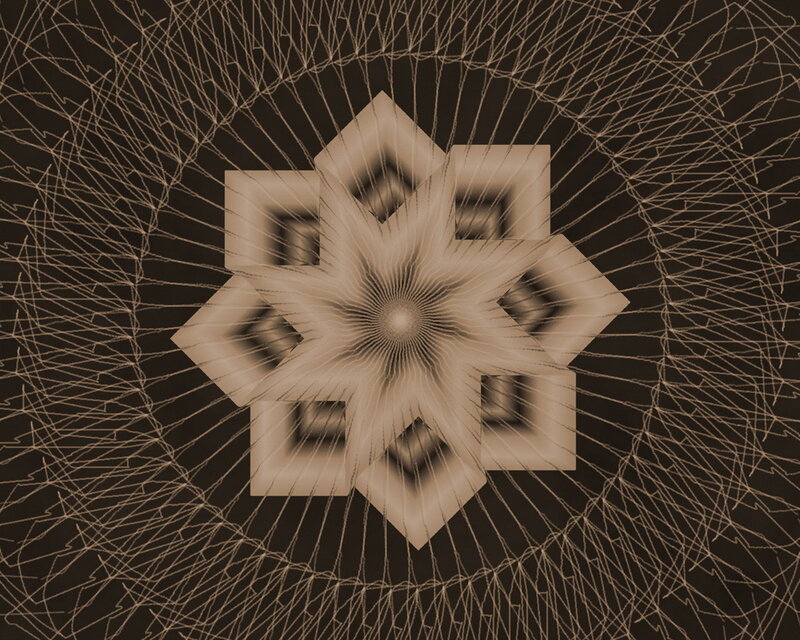 geometric star pattern