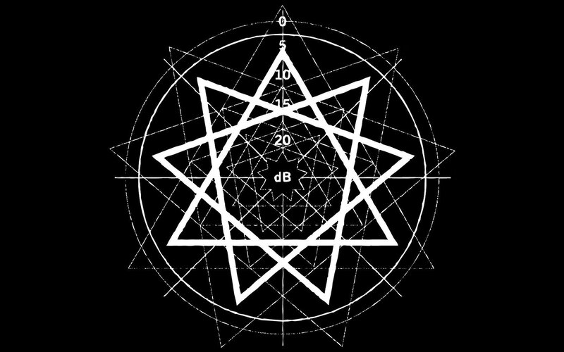 Geometric Star Symbol — Black, Abstract