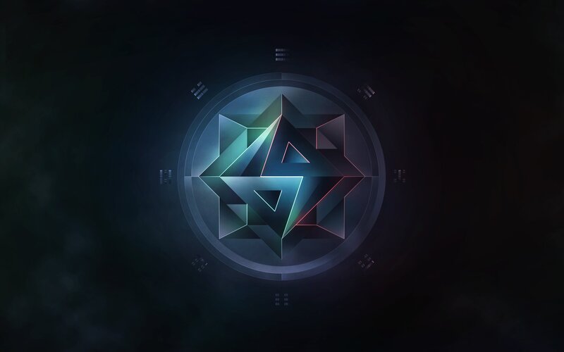 Geometric Star Symbol — Black