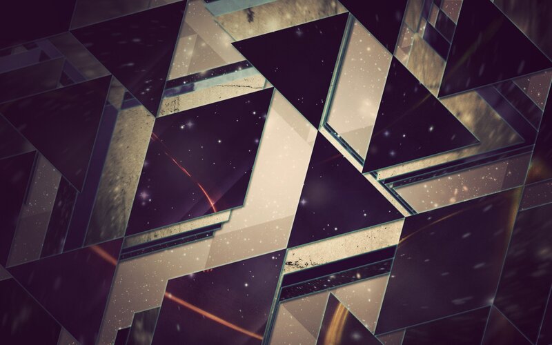 Geometric Starfield Pattern