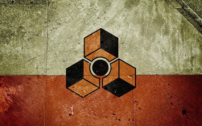 Geometric Symbol on Wall