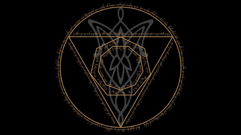 Geometric Symbol with Text