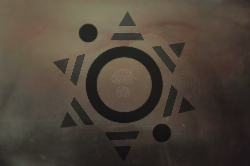 Geometric Symbol with Tree