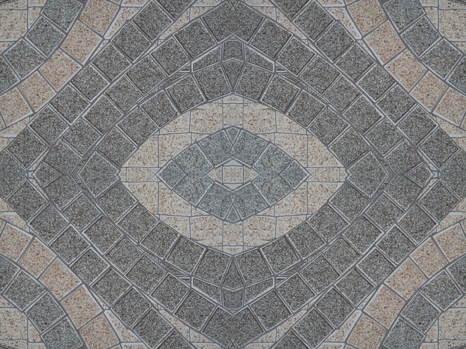 geometric tile floor pattern