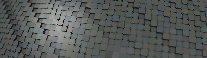Geometric Tile Pattern — Gray