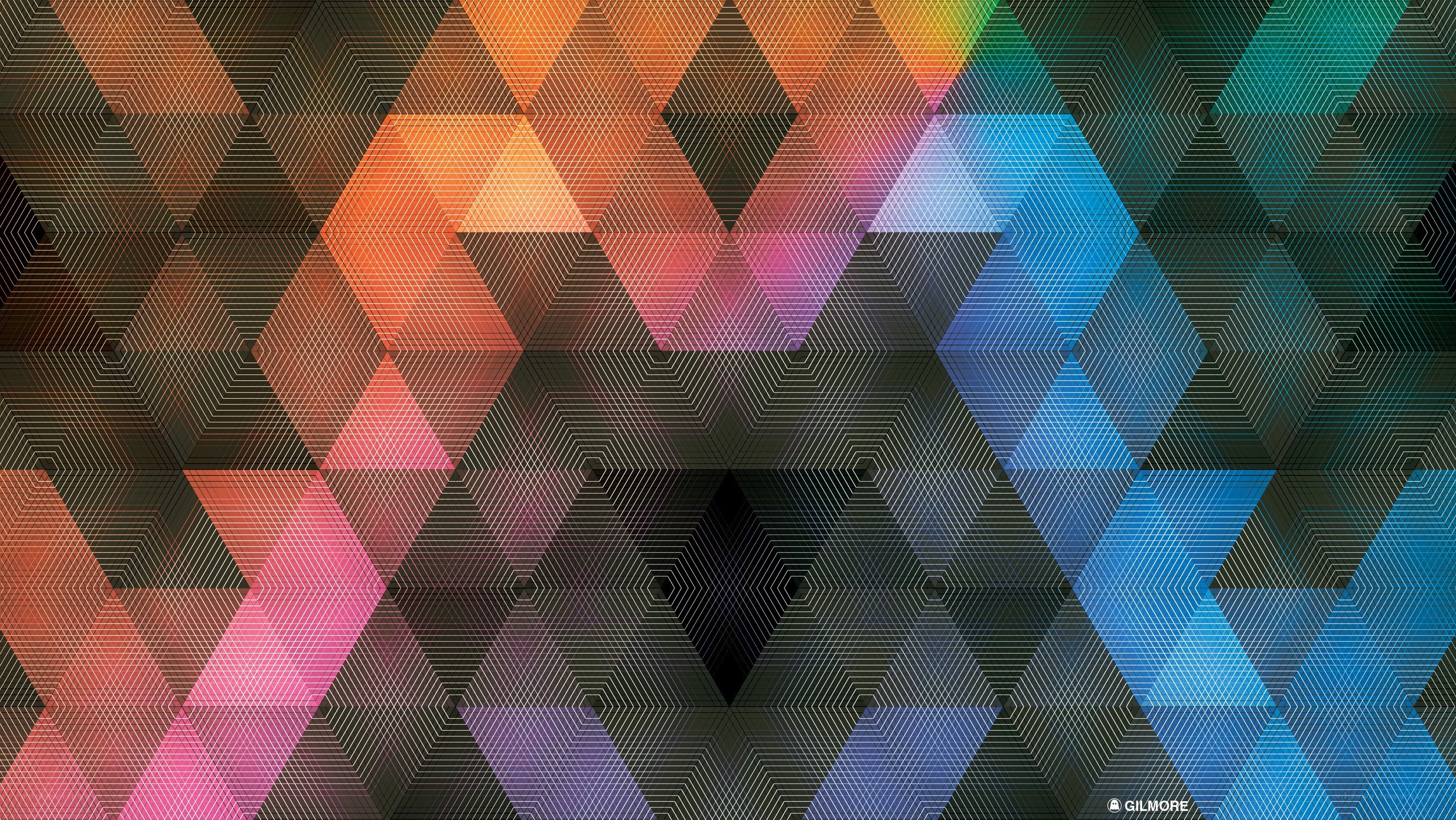 geometric triangle pattern