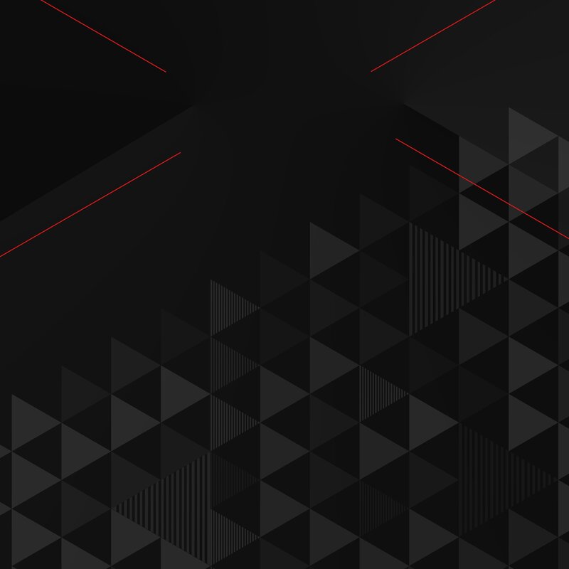 Geometric Triangle Pattern — Black, Minimalist