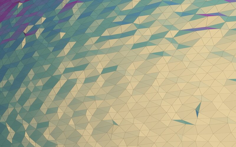 Geometric Triangle Pattern — Blue, Calm, Abstract
