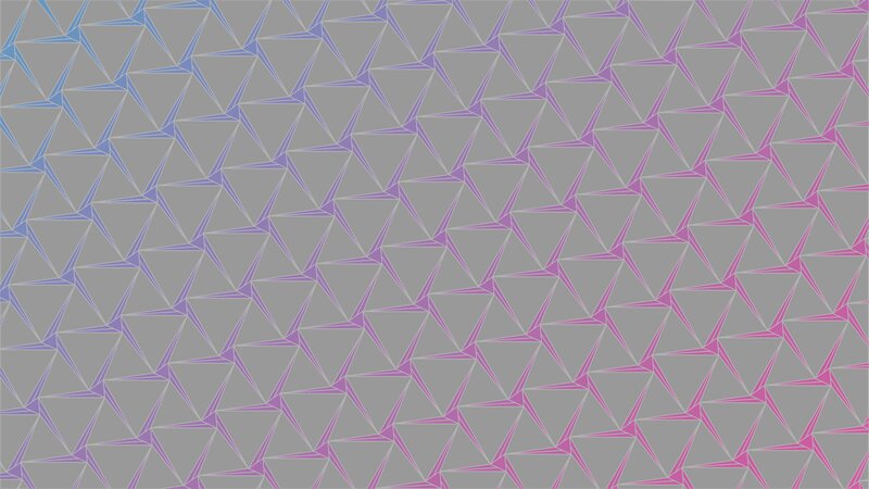 Geometric Triangle Pattern — Gray, Calm