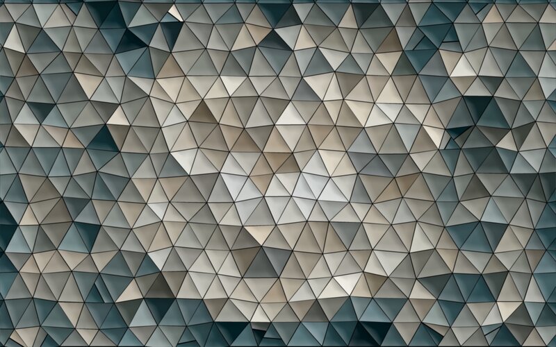 Geometric Triangle Pattern — Gray