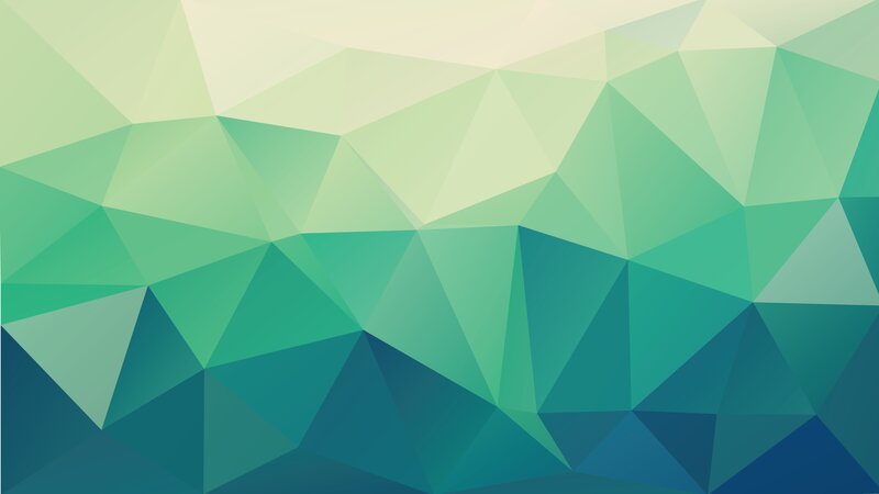 Geometric Triangle Pattern — Green, Calm, Abstract