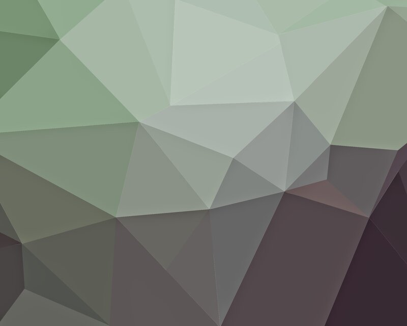 Geometric Triangle Pattern — Green