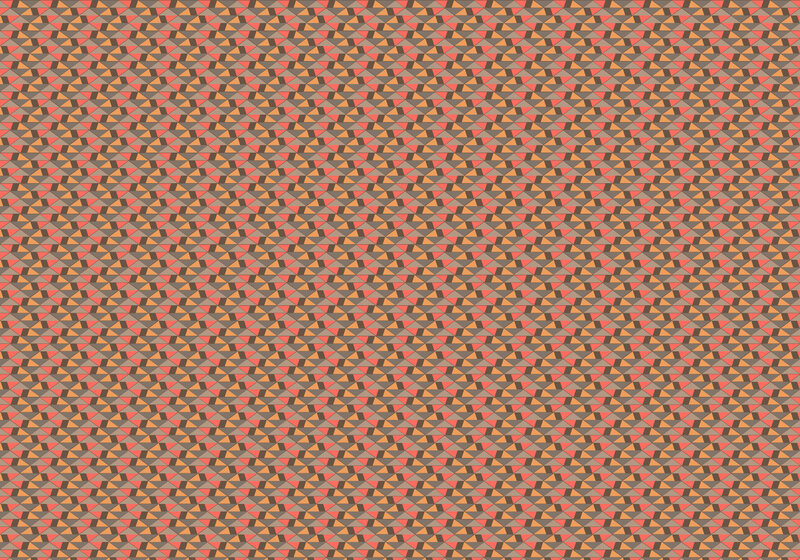 Geometric Triangle Pattern — Orange, Calm, Abstract
