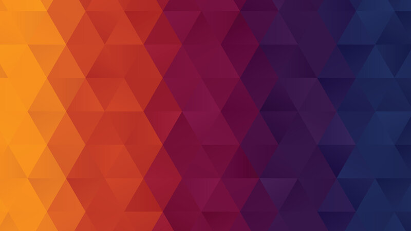 Geometric Triangle Pattern — Orange, Calm