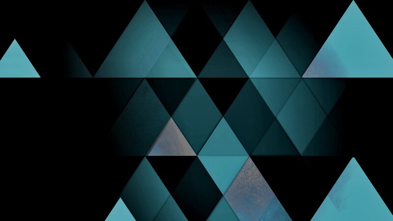 Geometric Triangle Pattern — Teal, Minimalist