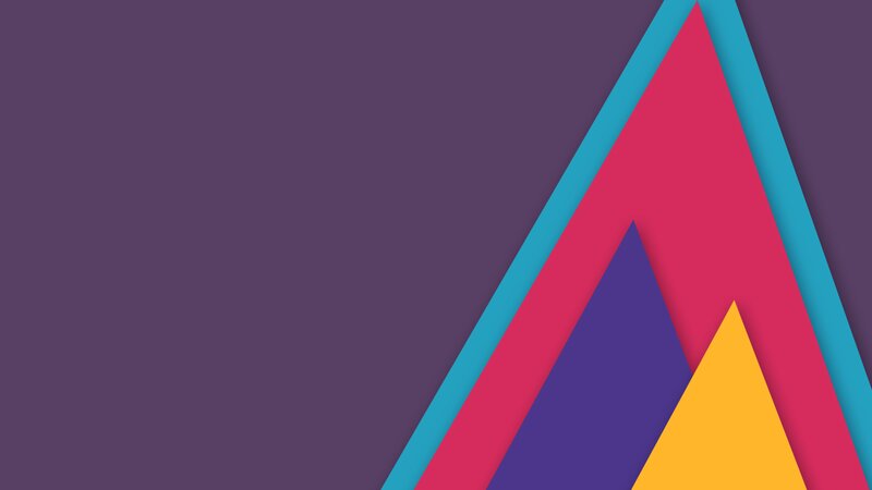 Geometric Triangles — Purple