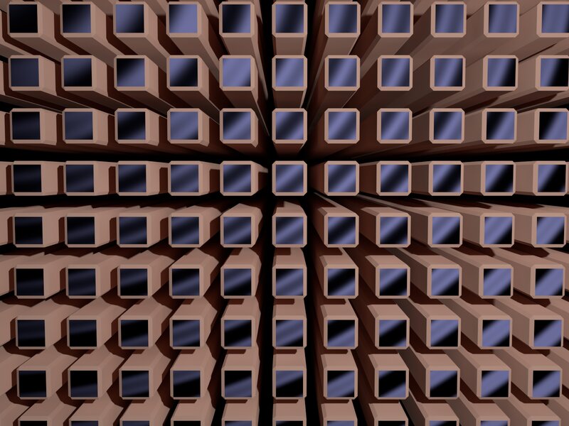 Geometric Tube Pattern