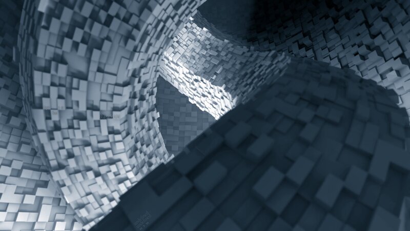 geometric tunnel animation