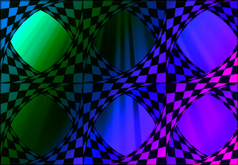 Geometric Tunnel Pattern